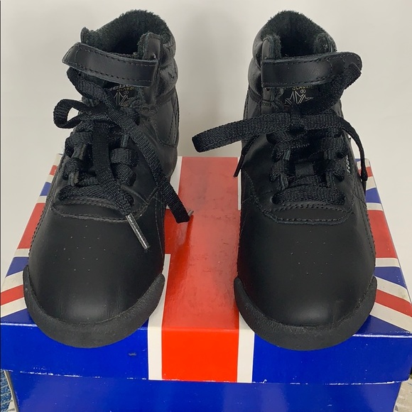 Reebok Other - Reebok freestyle hi-top sneakers size 13.5 black